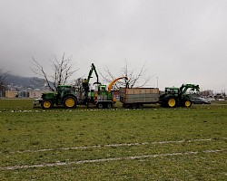 Baumschnitt hacken mit Foaku